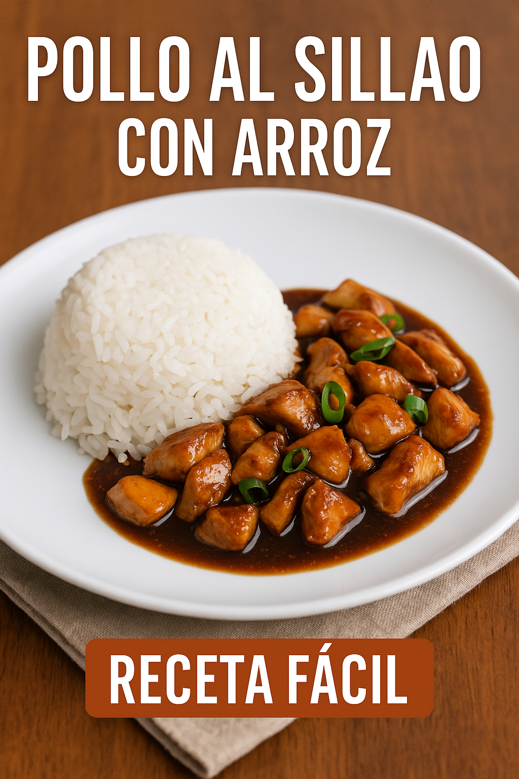 Receta fácil de Pollo al Sillao con Arroz – Paso a Paso